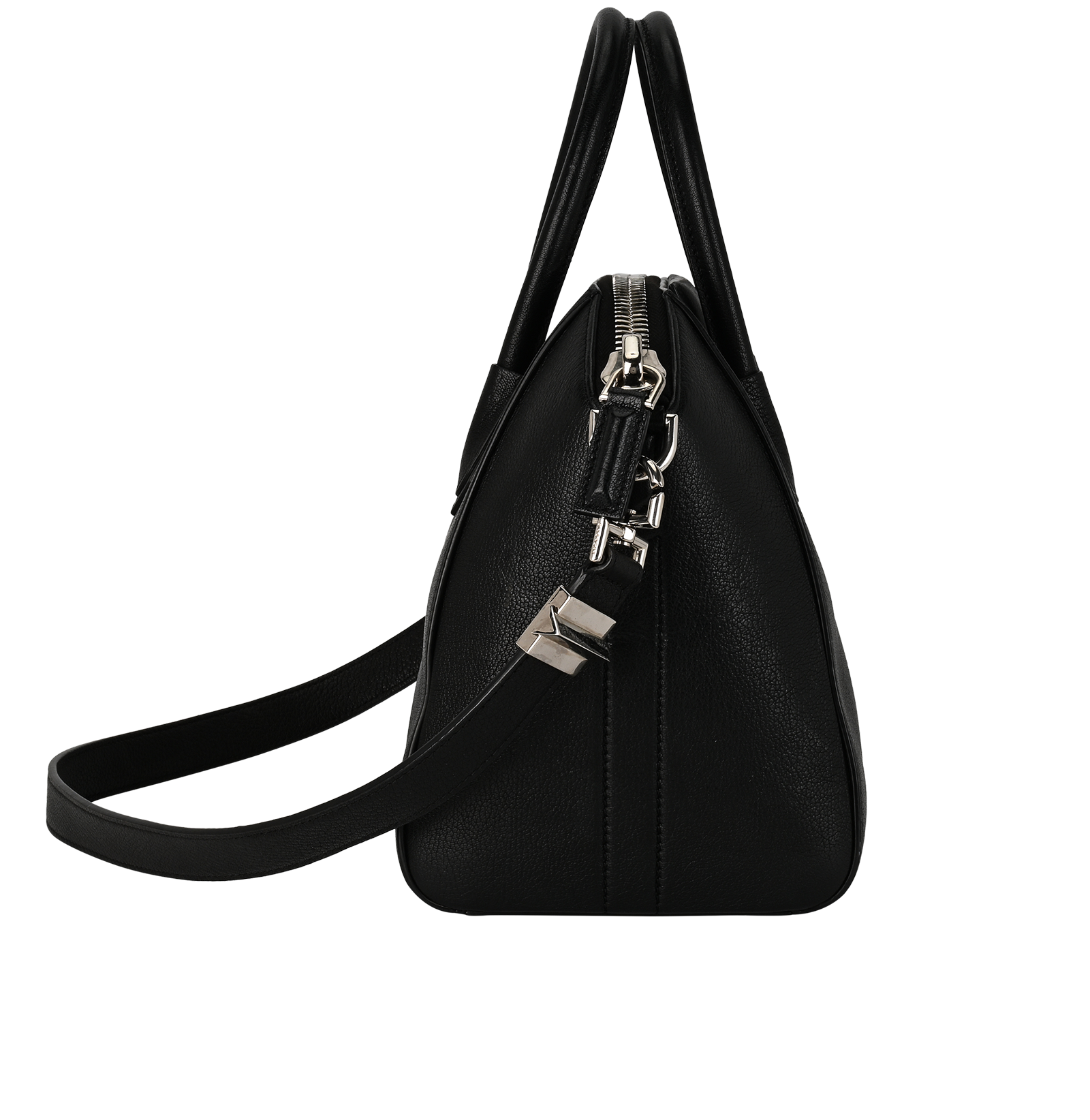 Small Antigona, &pound;595, Handbags, Black, Leather, Side view